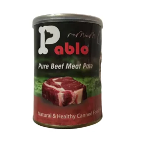 کنسرو سوپرپرمیوم پابلو گربه بالغ طعم گوشت خالص وزن 800 گرم